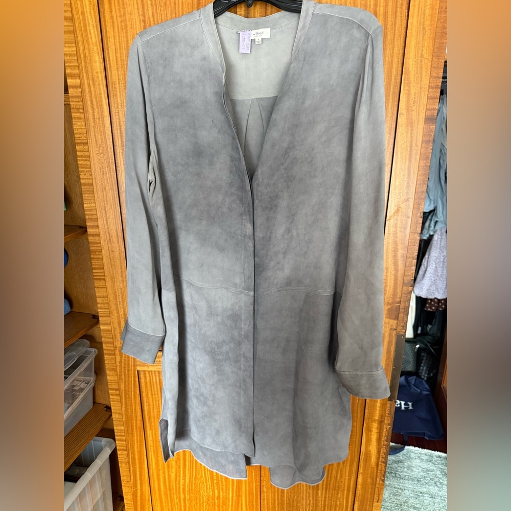Wilfred Gray Long Sleeve Dress